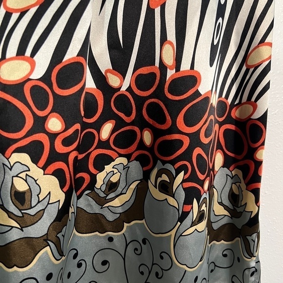 BCBG Maxazaria sleeveless, above knee, zebra-print dress Sz M. NWT. - Picture 3 of 5